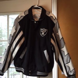 Raiders nfl reversible Jacket